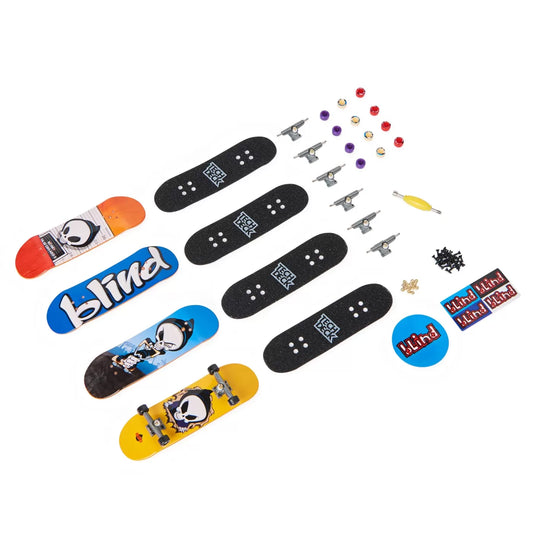 TECH DECK PACHET 4 PIESE FINGERBOARD BLIND 9.6CM , TECH DECK