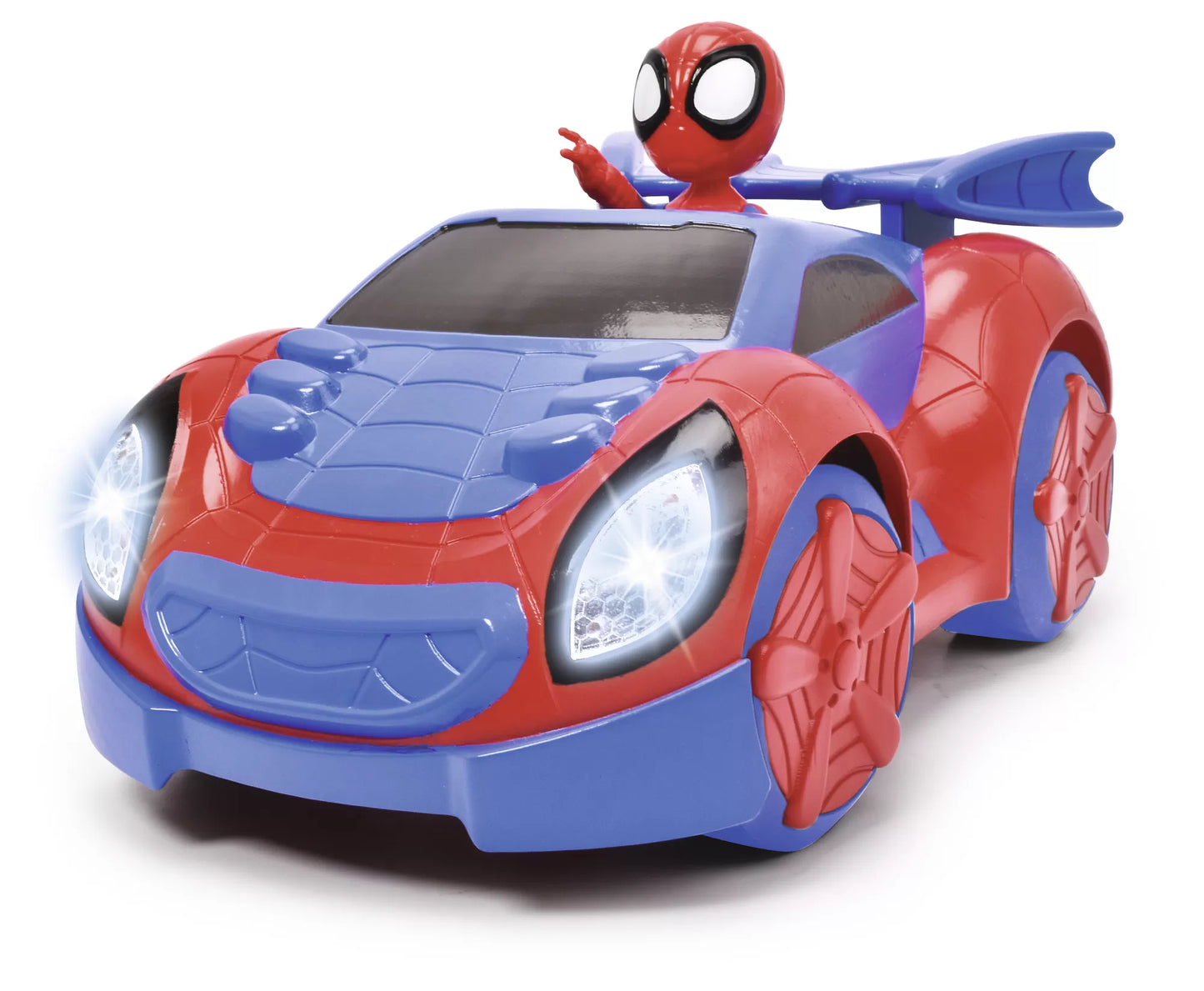 SPIDEY PRIETENII EXTRAORDINARI MASINUTA CU TELECOMANDA WEB RACER SCARA 1:18 , JADATOYS