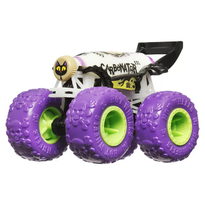 HOT WHEELS MONSTER TRUCK GLOW IN THE DARK MASINUTA CARBONATOR XXL SCARA 1:64, HOT WHEELS - MONSTER TRUCK