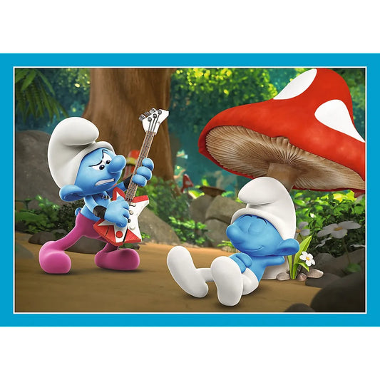 PUZZLE TREFL 4IN1 STRUMFII SATUL STRUMFILOR, TREFL 4IN1