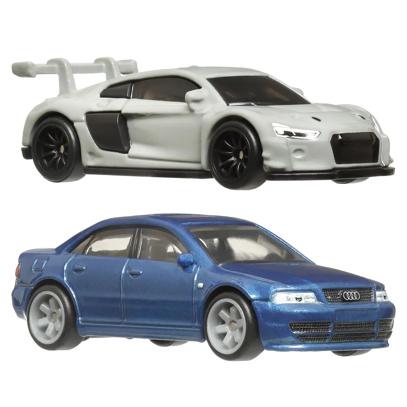 HOT WHEELS PREMIUM SET 2 MASINUTE METALICE AUDI S4 QUATTRO SI AUDI R8 LMS SCARA 1:64, HOT WHEELS - VEHICULE