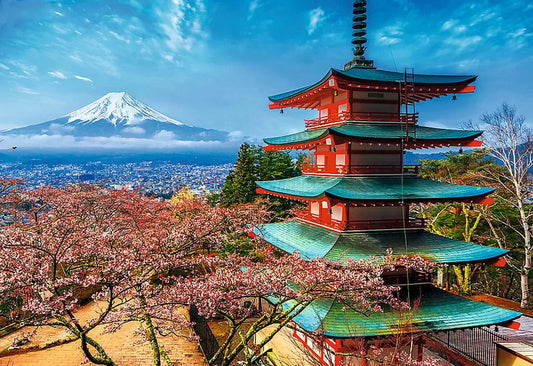 PUZZLE TREFL 1500 MUNTELE FUJI, TREFL 1500P