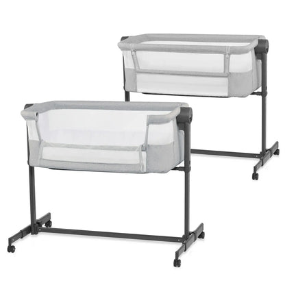 PATUT CO-SLEEPER KINDERKRAFT NESTE UP 2, GRI DESCHIS, KINDERKRAFT