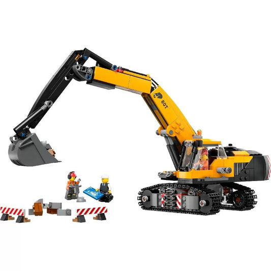 LEGO CITY EXCAVATOR GALBEN DE CONSTRUCTII 60420, LEGO CITY