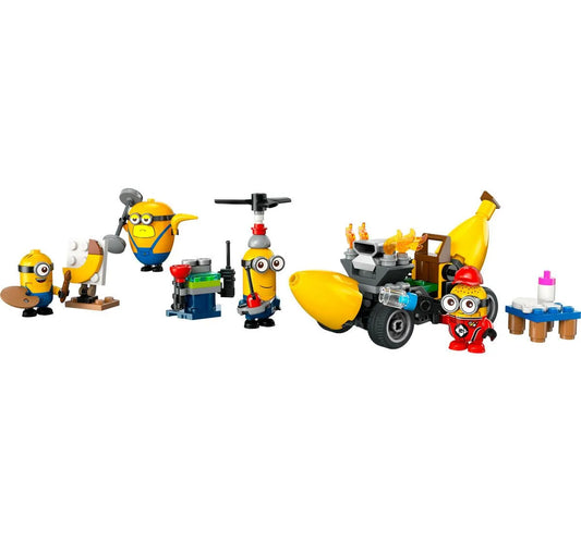 LEGO DESPICABLE ME4 MINIONII SI MASINA BANANA 75580, LEGO MINIONS