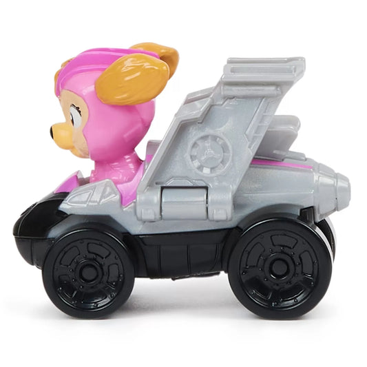 PATRULA CATELUSILOR PUP SQUAD RACERS VEHICUL METALIC SKYE SCARA 1:55, PATRULA CATELUSILOR