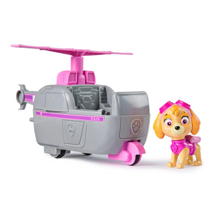 PATRULA CATELUSILOR SET VEHICUL DE BAZA ELICOPTER SI FIGURINA SKYE, PATRULA CATELUSILOR