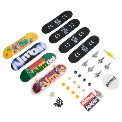 TECH DECK PACHET 4 PIESE FINGERBOARD ALMOST 9.6CM, TECH DECK