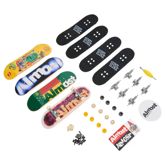 TECH DECK PACHET 4 PIESE FINGERBOARD ALMOST 9.6CM, TECH DECK
