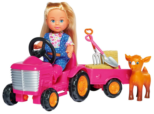 PAPUSA EVI LOVE CU TRACTOR , STEFFI LOVE