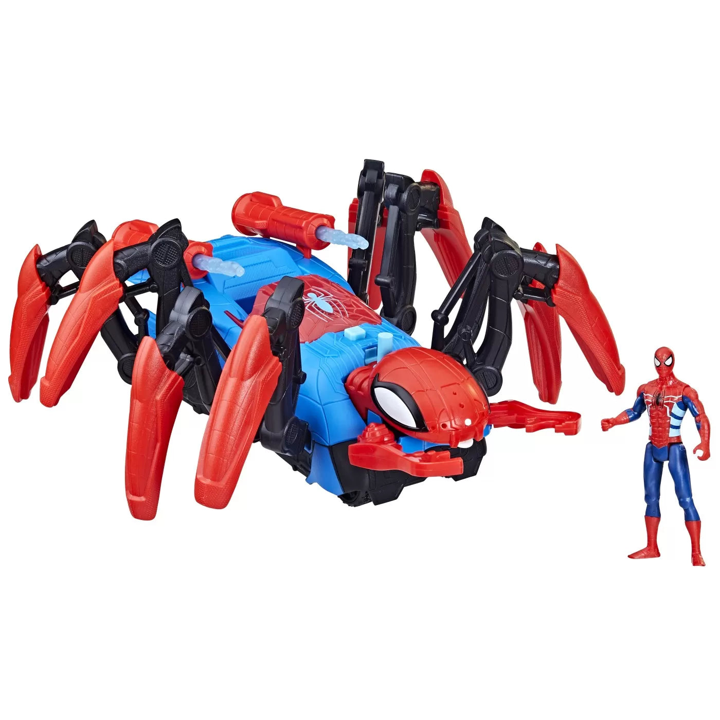 SPIDERMAN SET DE JOACA CRAWL N BLAST , SPIDER-MAN