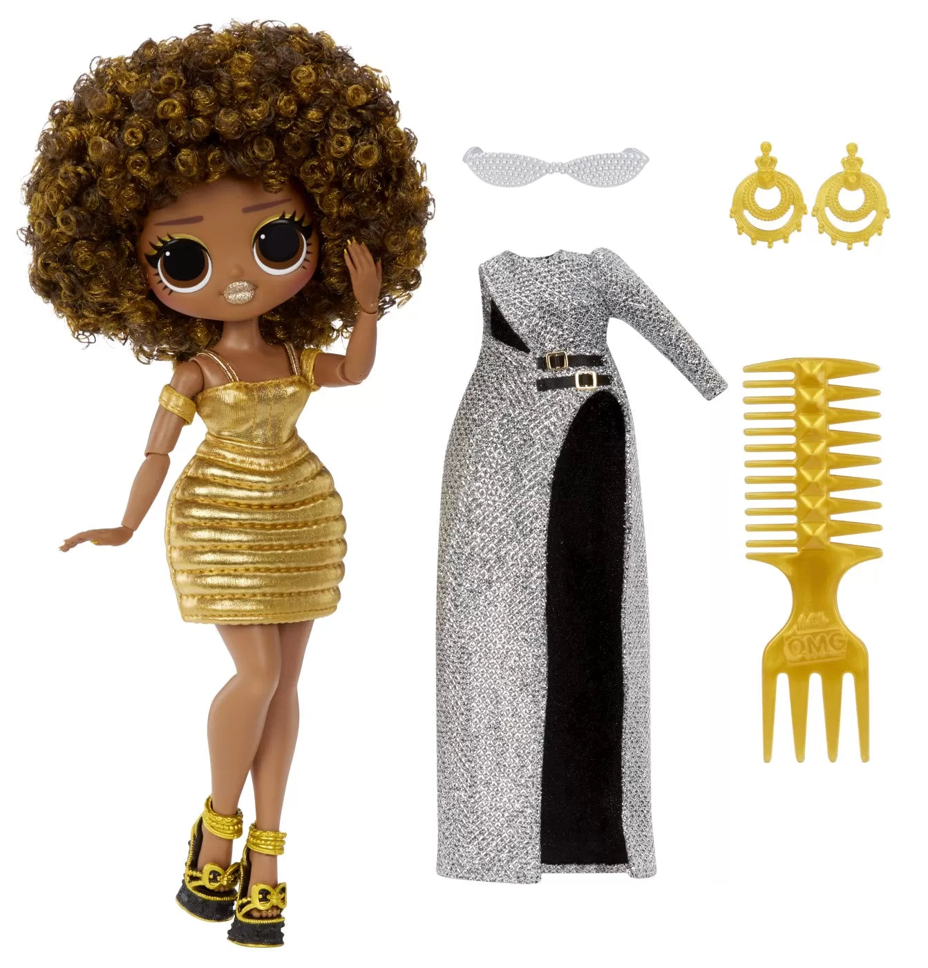 L.O.L. SURPRISE! OMG ROYAL BEE PAPUSA FASHIONISTA CU ACCESORII, LOL SURPRISE