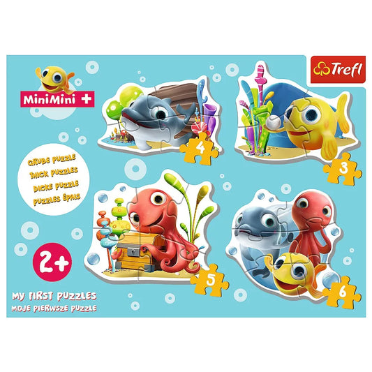 PUZZLE TREFL BABY CLASIC PESTISORUL MINIMINI 18 PIESE, TREFL BABY