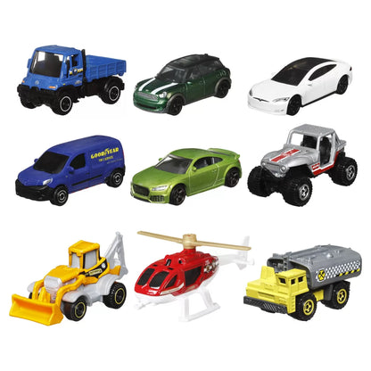 MATCHBOX SET 9 MASINUTE MERCEDES BENZ UNIMOG U300, MATCHBOX