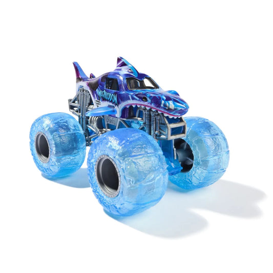 MONSTER JAM MASINUTA METALICA MEGALODON MOV SCARA 1 LA 64, MONSTER JAM
