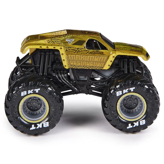 MONSTER JAM MASINUTA METALICA MAXIMUM DESTRUCTION SCARA 1 LA 64, MONSTER JAM