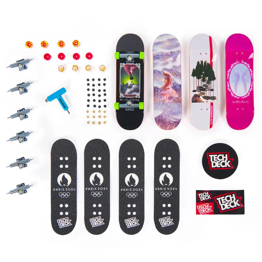 TECH DECK PACHET 4 PIESE FINGERBOARD SHAME 9.6CM , TECH DECK