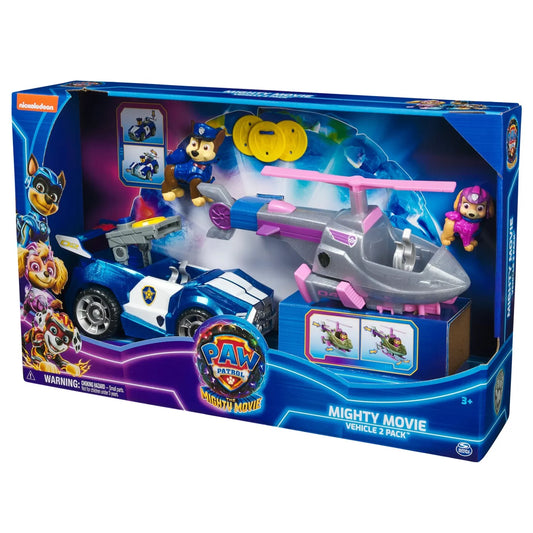 PATRULA CATELUSILOR MIGHTY MOVIE SET 2 VEHICULE, PATRULA CATELUSILOR