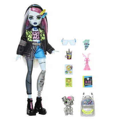 MONSTER HIGH PAPUSA FRANKIE STEIN SI ANIMALUT WATZIE, MONSTER HIGH