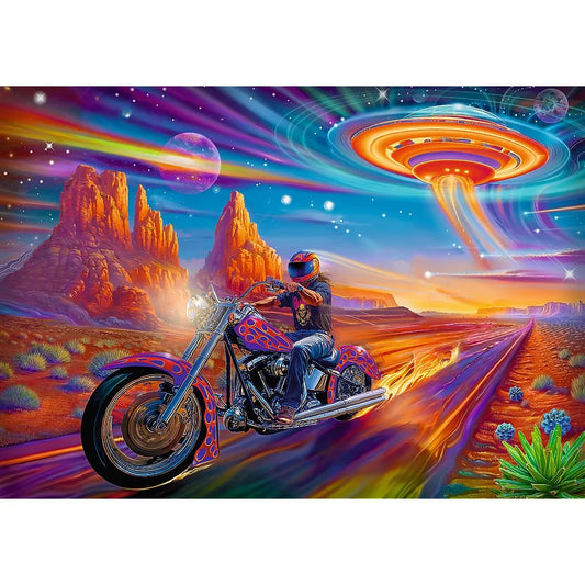PUZZLE TREFL 1000 CURSA NEBUNA, TREFL 1000P