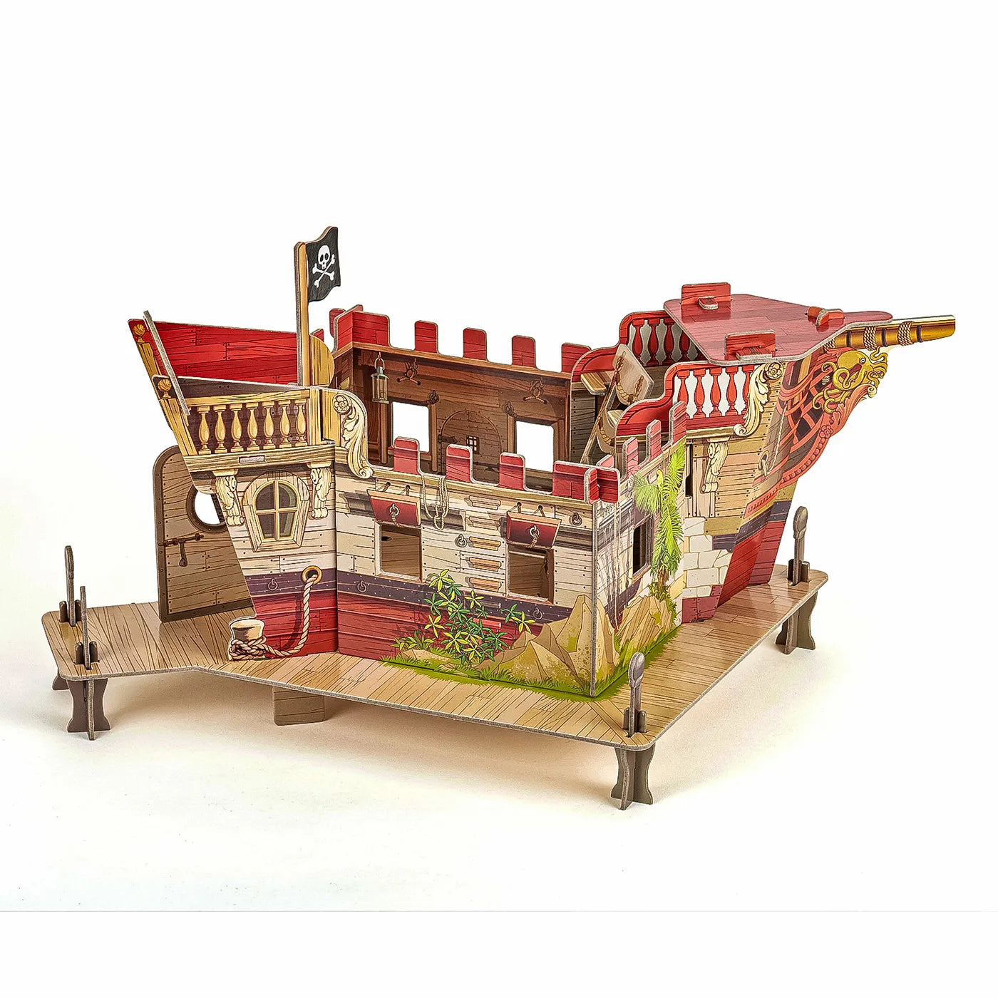 PAPO FIGURINA PUZZLE 3D CORABIE PIRATI, PIRATI SI CORSARI