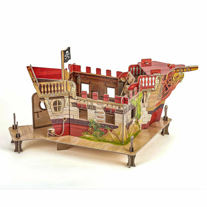 PAPO FIGURINA PUZZLE 3D CORABIE PIRATI, PIRATI SI CORSARI