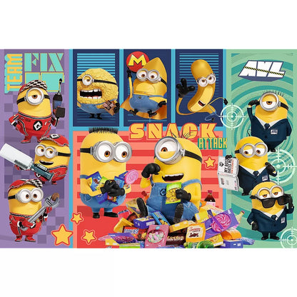PUZZLE TREFL 160 DESPICABLE ME 4 LUMEA MINIONILOR, TREFL 160P