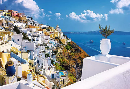 PUZZLE TREFL 1500 SANTORINI, TREFL 1500P