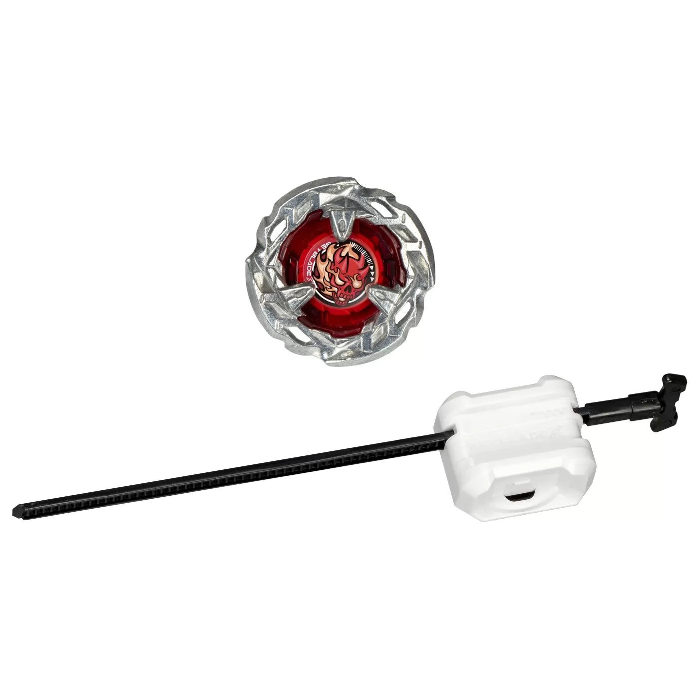 BEYBLADE X LET IT RIP SET LANSATOR SI ROATA SCYTHE INCENDIO 4-60T, BEY BLADE
