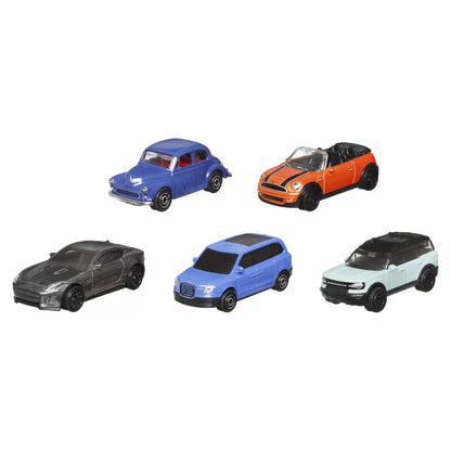 MATCHBOX SET 5 MASINUTE METALICE MBX BRITISH ROADWAYS SCARA 1:64, MATCHBOX