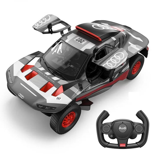 MASINA CU TELECOMANDA AUDI RS Q E-TRON CU SCARA 1 LA 14, RASTAR 1:14