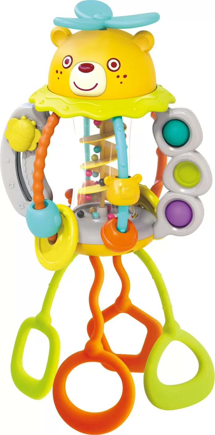 JUCARIE SENZORIALA PENTRU BEBE SCUTURA SI TRAGE, HOLA