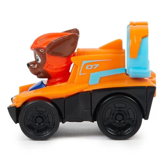 PATRULA CATELUSILOR PUP SQUAD RACERS VEHICUL METALIC ZUMA SCARA 1:55, PATRULA CATELUSILOR