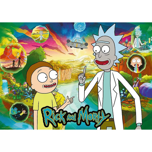 PUZZLE TREFL 1000 PREMIUM PLUS RICK SI MORTY, TREFL 1000P