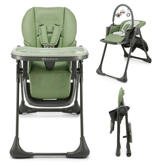 SCAUN DE MASA KINDERKRAFT TUMMIE, PLIABIL, GREEN, KINDERKRAFT