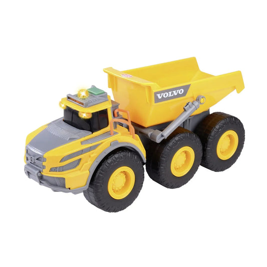DICKIE BASCULANTA VOLVO ARTICULAT CU SUNETE SI LUMINI 23CM, DICKIE