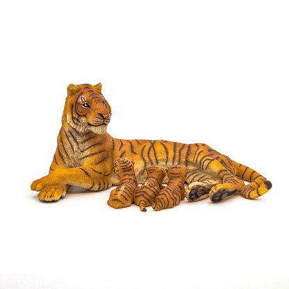 PAPO FIGURINA TIGRU CU 3 PUI, ANIMALE SALBATICE
