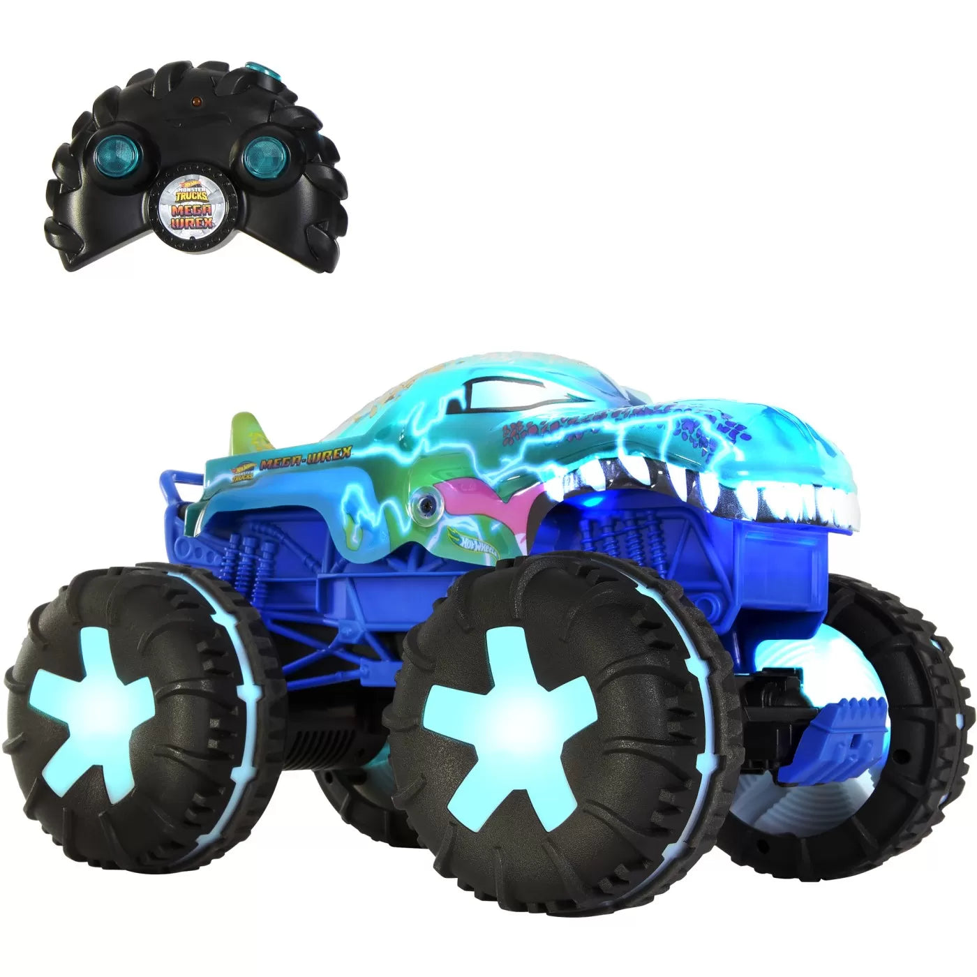 HOT WHEELS MONSTER TRUCK MEGA WREX ALIVE RC SCARA 1 LA15, HOT WHEELS - MONSTER TRUCK