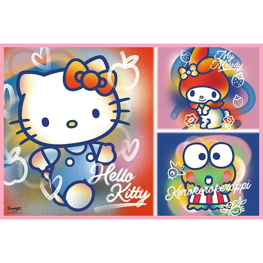 PUZZLE TREFL 2X200 HELLO KITTY SI PRIETENII, TREFL 2X200