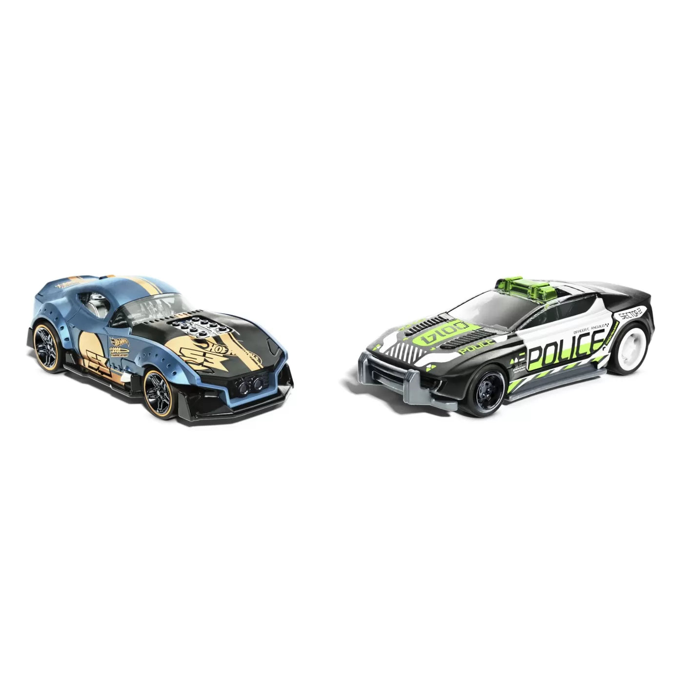 HOT WHEELS SET 2 MASINUTE METALICE PULL BACK MUSCLE AND BLOWN SI ALPHA PURSUIT 1:43, HOT WHEELS - VEHICULE