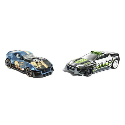 HOT WHEELS SET 2 MASINUTE METALICE PULL BACK MUSCLE AND BLOWN SI ALPHA PURSUIT 1:43, HOT WHEELS - VEHICULE
