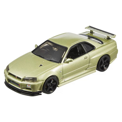 HOT WHEELS PREMIUM REAL RIDERS MASINUTA METALICA NISSAN SKYLINE GT-R SCARA 1:43, HOT WHEELS - VEHICULE