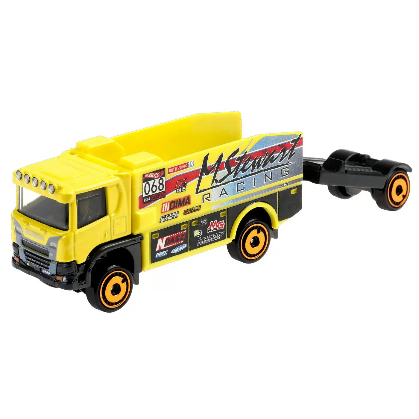 HOT WHEELS CAMION SCANIA RALLY TRUCK, HOT WHEELS - VEHICULE