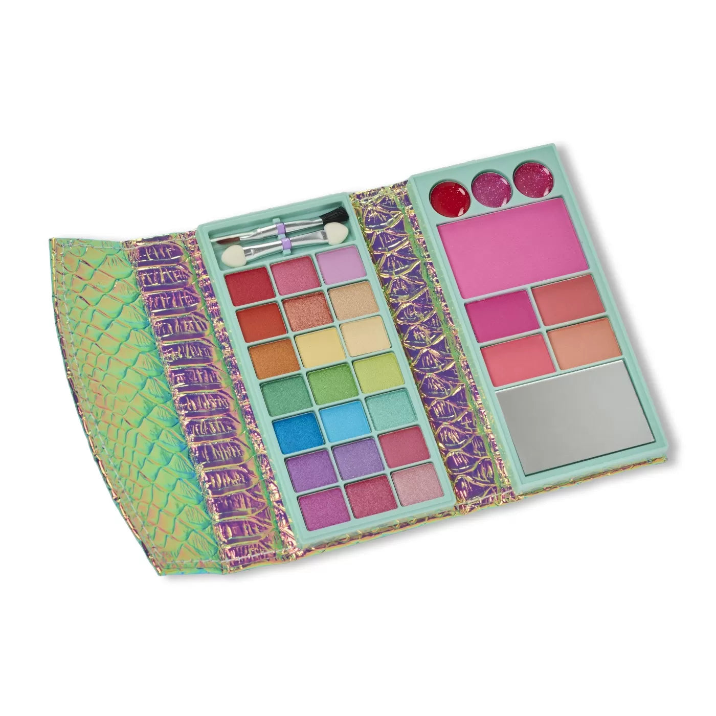 MARTINELIA LET&#39;S BE MERMAIDS TRUSA DE MACHIAJ IN FORMA DE PORTOFEL, LET'S BE MERMAIDS