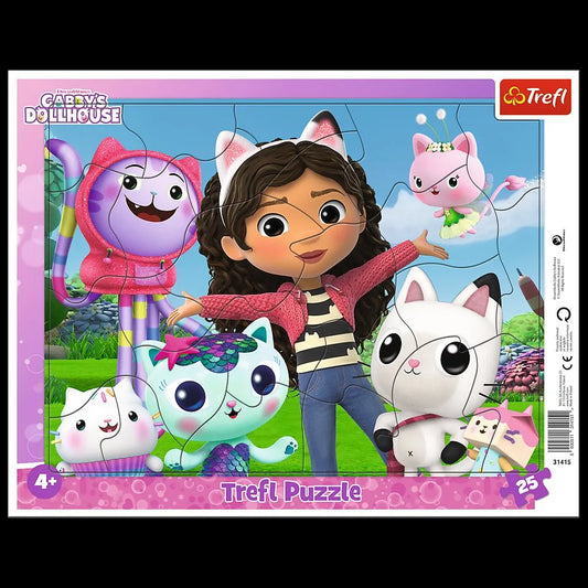 PUZZLE TREFL 25 GABBY S DOLLHOUSE LUMEA LUI GABBY, TREFL 25P