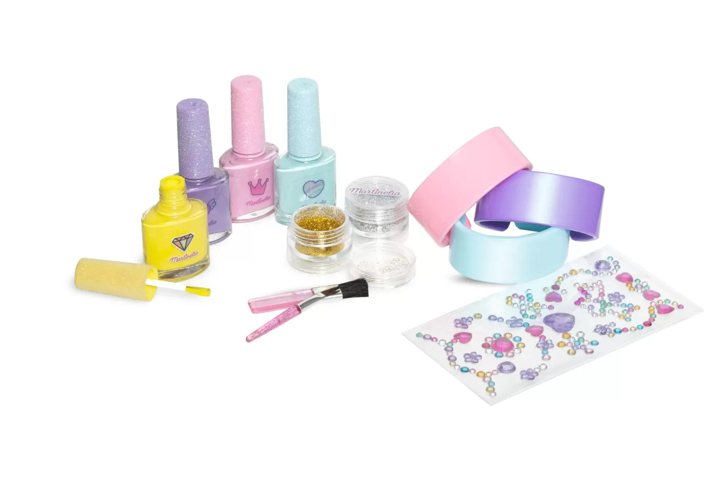 MARTINELIA SUPER GIRL SET LACURI DE UNGHII SI BRATARI, SUPER GIRL