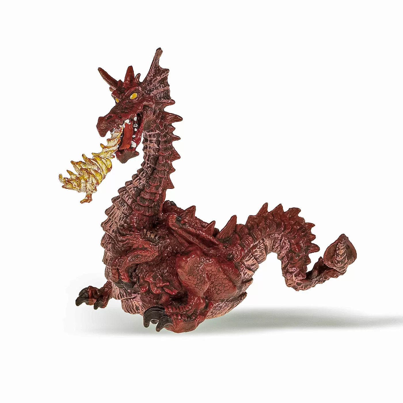 PAPO FIGURINA DRAGON ROSU CU FLACARA, PERSONAJE DE BASM