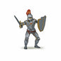 PAPO FIGURINA CAVALER IN ARMURA ROSIE, PERSONAJE MEDIEVALE FANTASTICE
