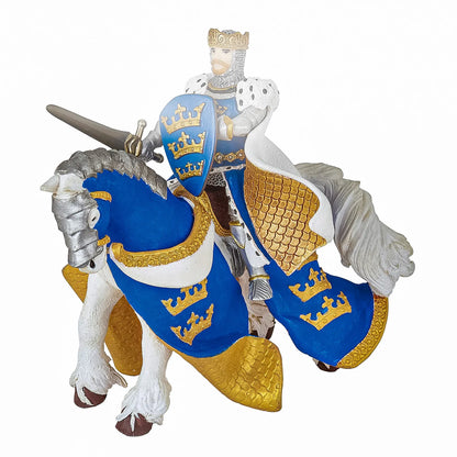 PAPO FIGURINA CALUL REGELUI ARTHUR ALBASTRU, PERSONAJE MEDIEVALE FANTASTICE