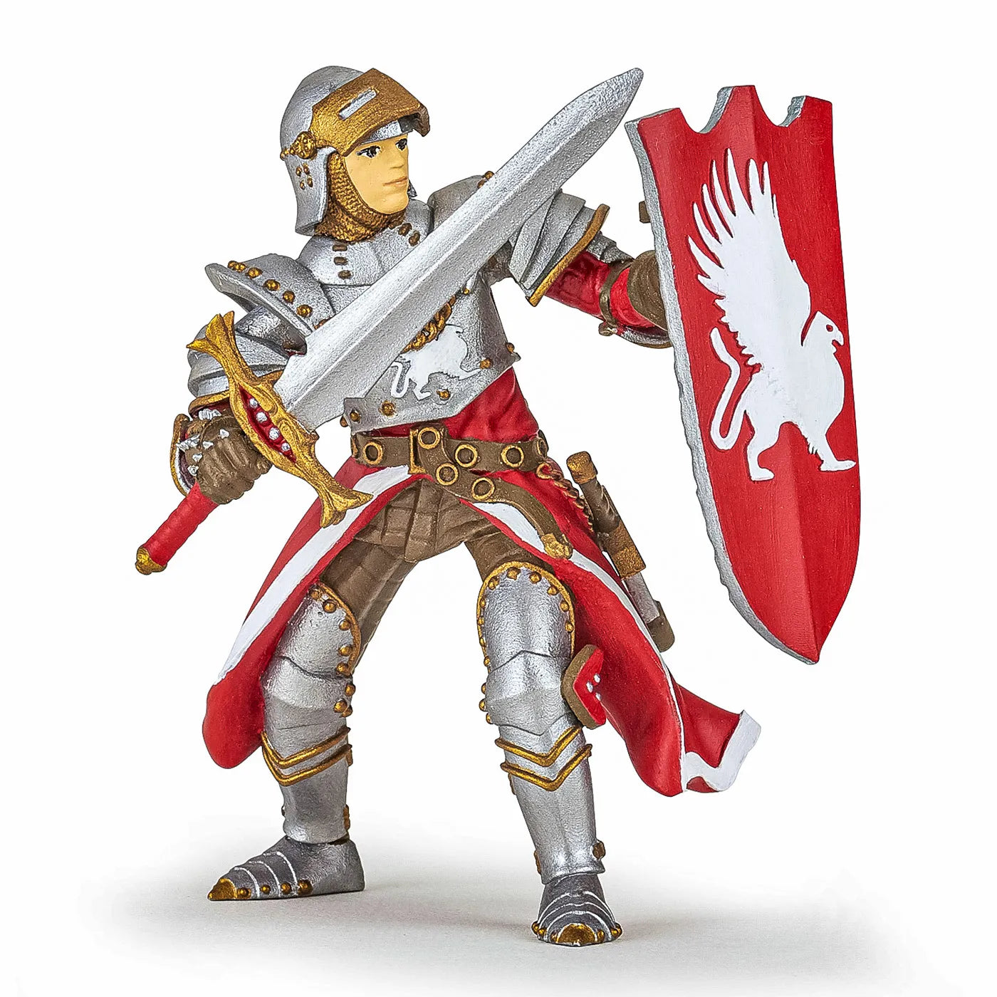 PAPO FIGURINA CAVALER MEDIEVAL GRIFON, PERSONAJE MEDIEVALE FANTASTICE